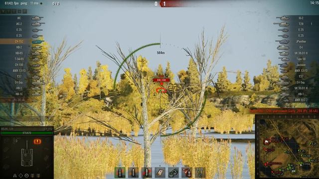 World Of Tanks - Су-152 vs. Е-25 смотреть онлайн