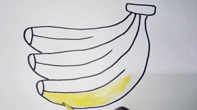 Learn FRUITS, Painting and Colouring for Kids & Toddlers | #how to Draw Banana /#drawing #art #vira смотреть онлайн