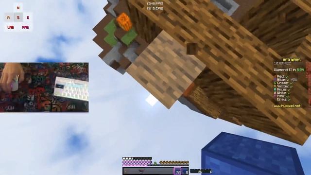 Minecraft Bedwars ASMR + HandCam | keyboard and mouse sounds смотреть онлайн