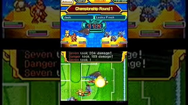 Digimon World Championship Nintendo DS Gameplay - Getting Pwned in battle смотреть онлайн