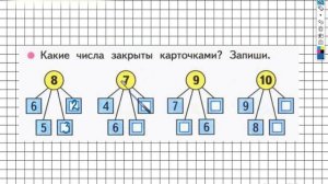 Страница 45 Задание №1 - ГДЗ по Математике 1 класс Моро Рабочая тетрадь 1 часть