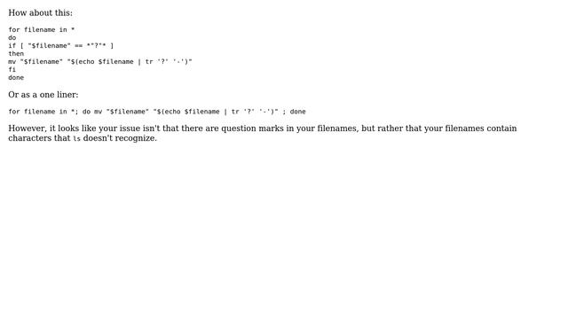 Rename a question mark (?) in filenames (5 Solutions!!) смотреть онлайн