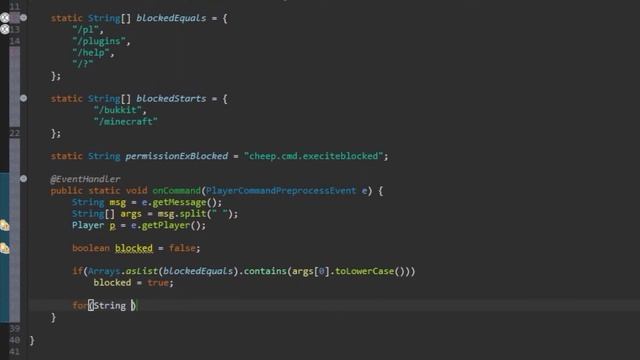 Block Commands | Spigot Programming | CheepYT смотреть онлайн