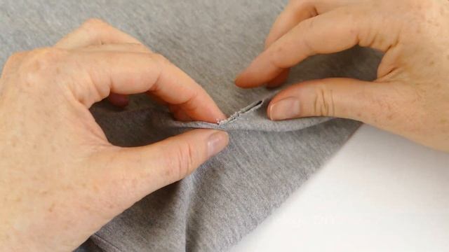 Easy Sewing TRICK - How To Invisibly Sew A Hole On A T-shirt In 2 Minutes