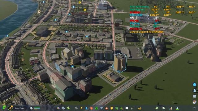 Cities: Skylines II (1.0.9f1) - Legion 5 Pro (5800H/3070) - Gameplay Benchmarks 4000 Pops City смотреть онлайн