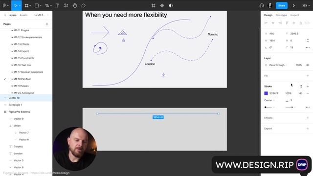 Pen Tool Figma | Using Pen Tool in Figma - Ep19 | Figma Basics: a Guide for Beginners | FigGuy смотреть онлайн