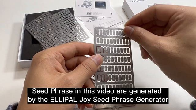 How to use ELLIPAL Seed Phrase Steel? A step-by-step guide смотреть онлайн