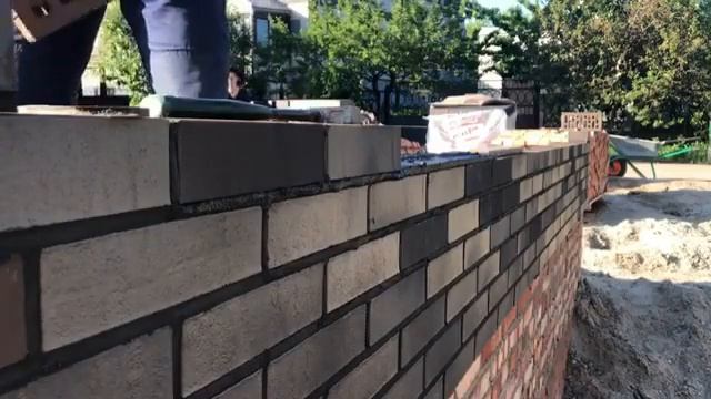 Облицовочная кладка в полный шов смотреть онлайн