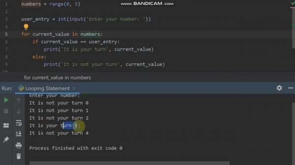 Python Basics - Part 21 (Using If Statement with break syntax in For Loops)