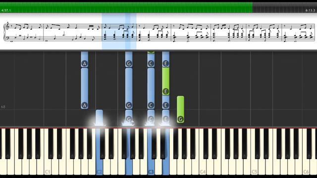 WHITE HORSE - Back and Melody - Piano / Keyboard Tutorial [Magic Music Tutor] free sheet music смотреть онлайн