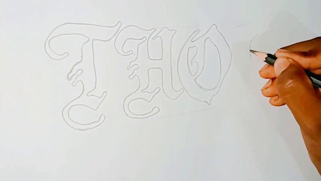 How to draw ✍️"THOR" name simple trible tattoo designs drawing . смотреть онлайн