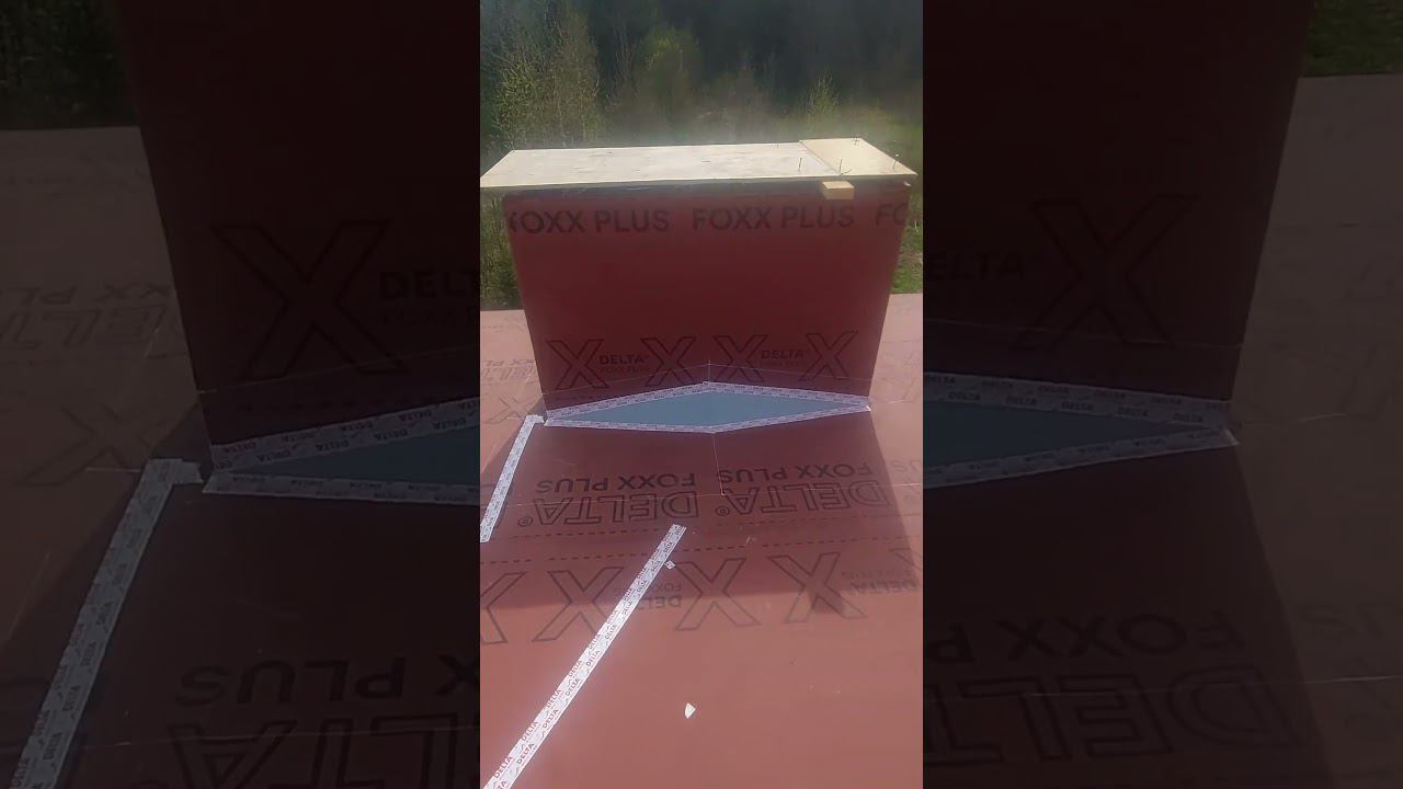 обход трубы на фальцевой кровле #фальц #фальцеваякровля #roof смотреть онлайн