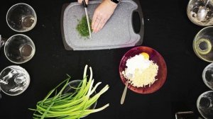 Полезные пирожки с зелёным луком, творогом и сыром | Выпечка