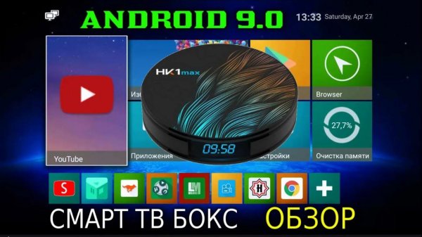 НОВИНКА! ОБЗОР НЕДОРОГОЙ СМАРТ ТВ ПРИСТАВКИ HK1 MAX Mini Smart TV Box Android 9.0