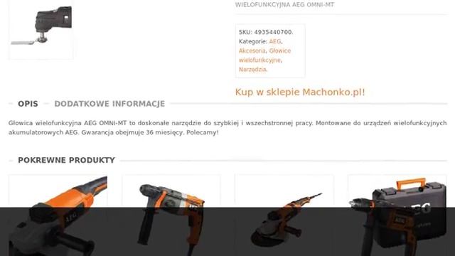 GŁOWICA WIELOFUNKCYJNA AEG OMNI-MT смотреть онлайн
