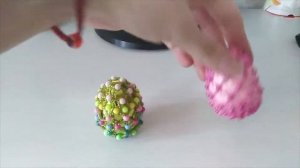 Пасхальные яйца из бусин