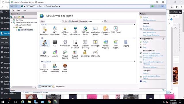 Lỗi 401 – Unauthorized: Access Is Denied upload hình Wordpress khi dùng IIS смотреть онлайн