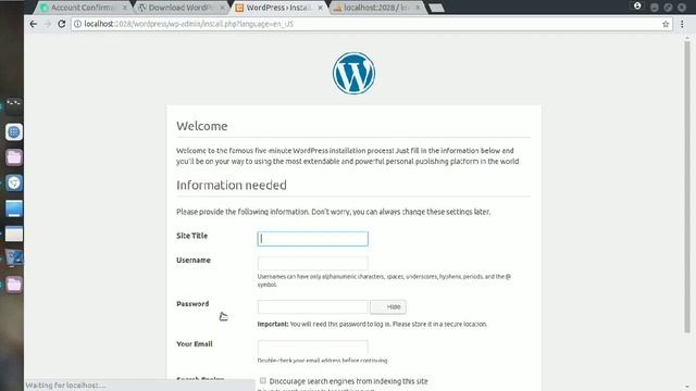 How to install wordpress on Ubuntu or Xampp смотреть онлайн