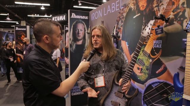 Ibanez Multi-Scale RGD Guitar - AMS at NAMM 2018 смотреть онлайн