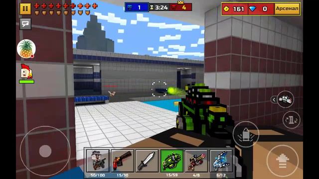 Утренний стрим игры "Pixel Gun 3D". смотреть онлайн