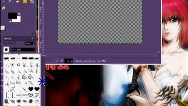 Masking Signature tutorial in Gimp. смотреть онлайн