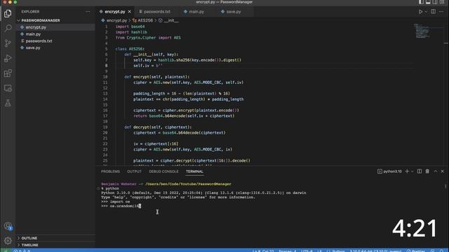 Create A Password Manager In UNDER 10 Minutes смотреть онлайн