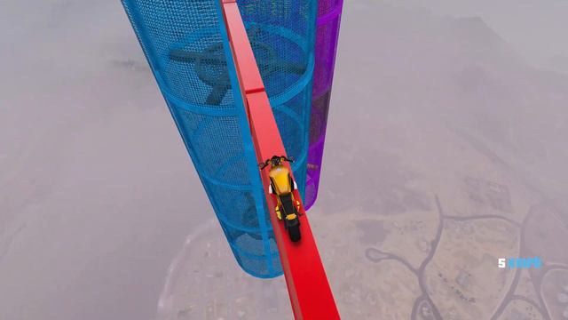 GTA 5 Shinchan And Franklin | Impossible Stunt Challenge смотреть онлайн