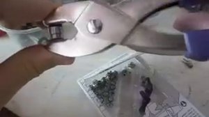 Обзор. Заклепочник и люверсы. Чехол для Wenger.