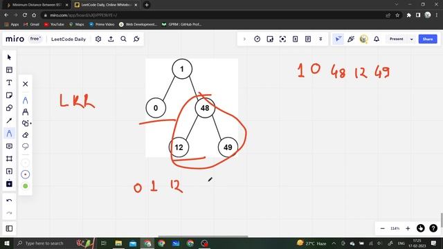 783. Minimum Distance Between BST Nodes | LeetCode feb challenge | C++ смотреть онлайн