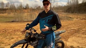 Обзор и тест питбайка GR X 125 Роман Курбатов Edition