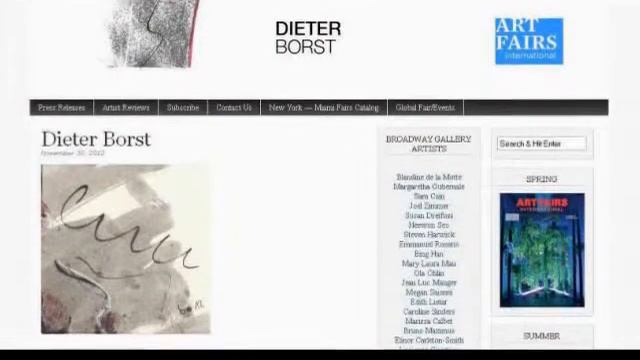 Dieter Borst - New York Exhibition 2013 смотреть онлайн