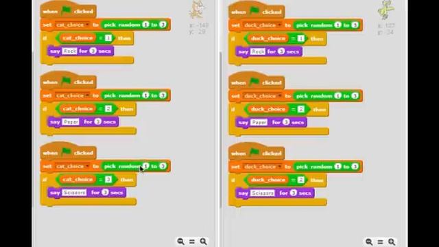 Picking a Random Number in Rock Paper Scissors: Programming in Scratch 2.0 смотреть онлайн
