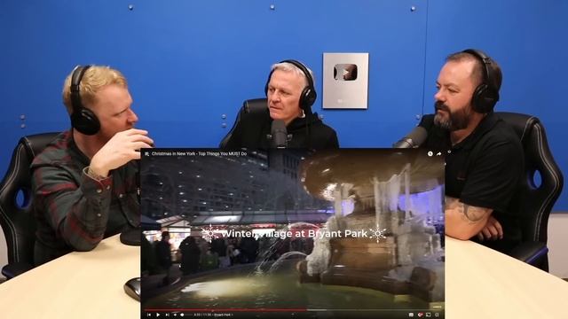 Christmas in New York REACTION | OFFICE BLOKES REACT!! смотреть онлайн