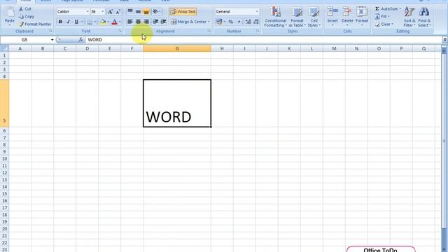How to change the placement of the text inside a cell? | Excel 2007 смотреть онлайн
