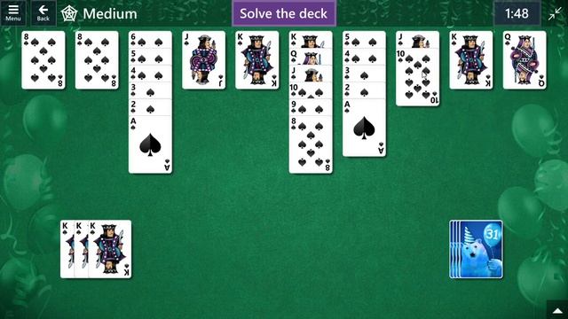 Solitaire Celebrates 31 Years | Star Club | Spider #13 Medium - Solve the deck смотреть онлайн