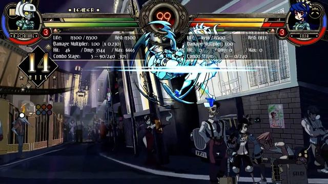Skullgirls: Robo-Fortune/Updo - Basic Midscreen Combo and Resets смотреть онлайн