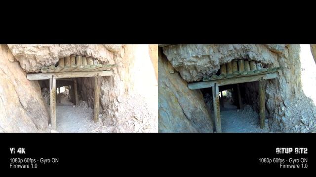 Yi2 4K vs Gitup Git2: 1080p gyro test смотреть онлайн