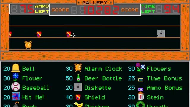 Shooting Gallery (Dos game 1993) смотреть онлайн