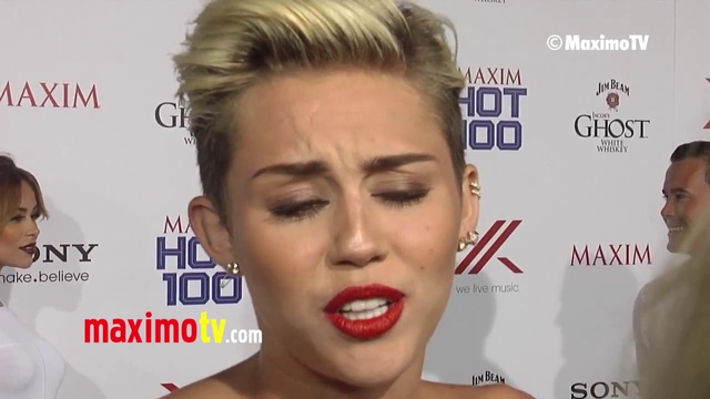 Miley Cyrus On Being Number 1 On 2013 MAXIM TOP 100