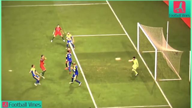 Ronaldo забивает в ворота Андорры. Portugal 6-0 Andorra 07/10.2016 HD смотреть онлайн