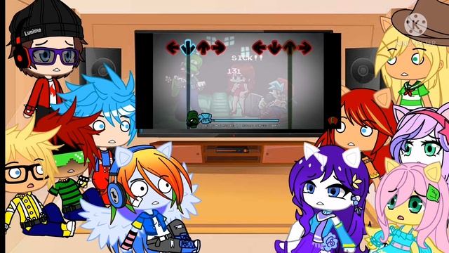 Autastic Alex and friends reacts to fnf Mario's Madness Mod part 2. смотреть онлайн
