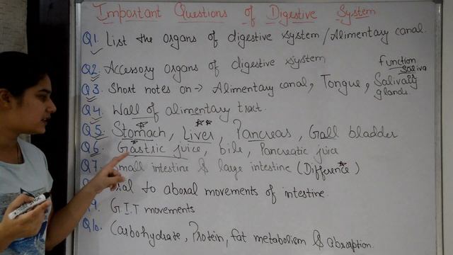 Important Questions of Digestive System in Hindi | Anatomy and Physiology | Important Questions смотреть онлайн