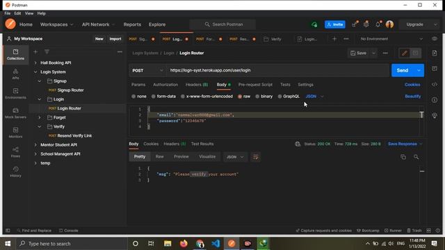 compleate login System using MongoDB Atlas with node Ja and Nodemailer смотреть онлайн