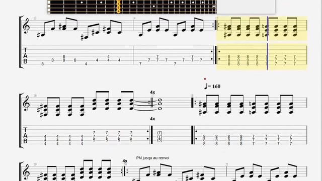 Black Bomb A I want to kill someone GUITAR TABLATURE смотреть онлайн
