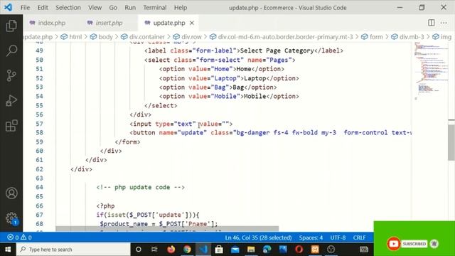 Product Update and Delete using PHP and MySQL | record update and delete in PHP смотреть онлайн