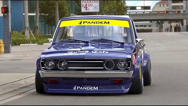 Dia Show Tuning Datsun 620 Pickup mit Pandem rocketbunny Widebody Kit смотреть онлайн