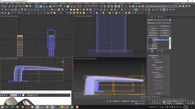 3ds MAX СТРОИМ ДОМ Урок 10 ручка для окна 2 смотреть онлайн