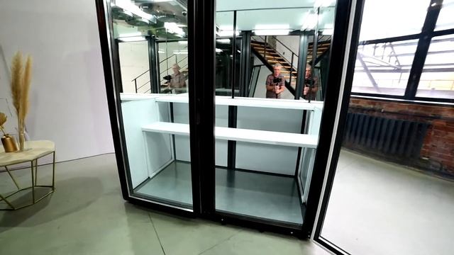 Холодильник для цветов на 2 секции с моноблоком (холодильная камера) Обзор смотреть онлайн