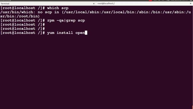 bash scp command not found CentOS and Red Hat смотреть онлайн