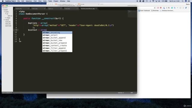 Make a Google search engine clone JavaScript PHP and MySQL : //Loading the HTML of a site смотреть онлайн